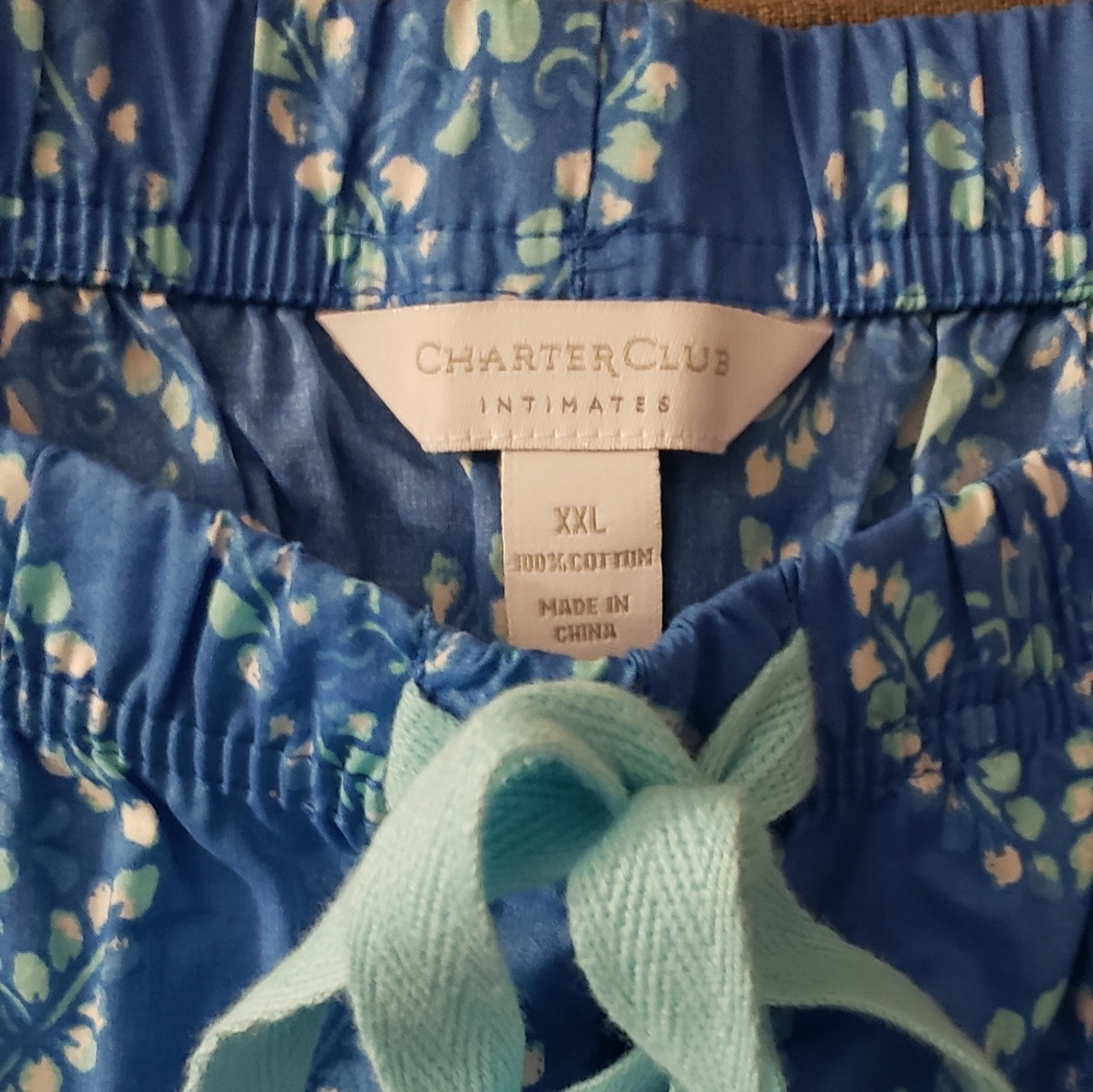 Pajama Pants Cropped - Charter Club